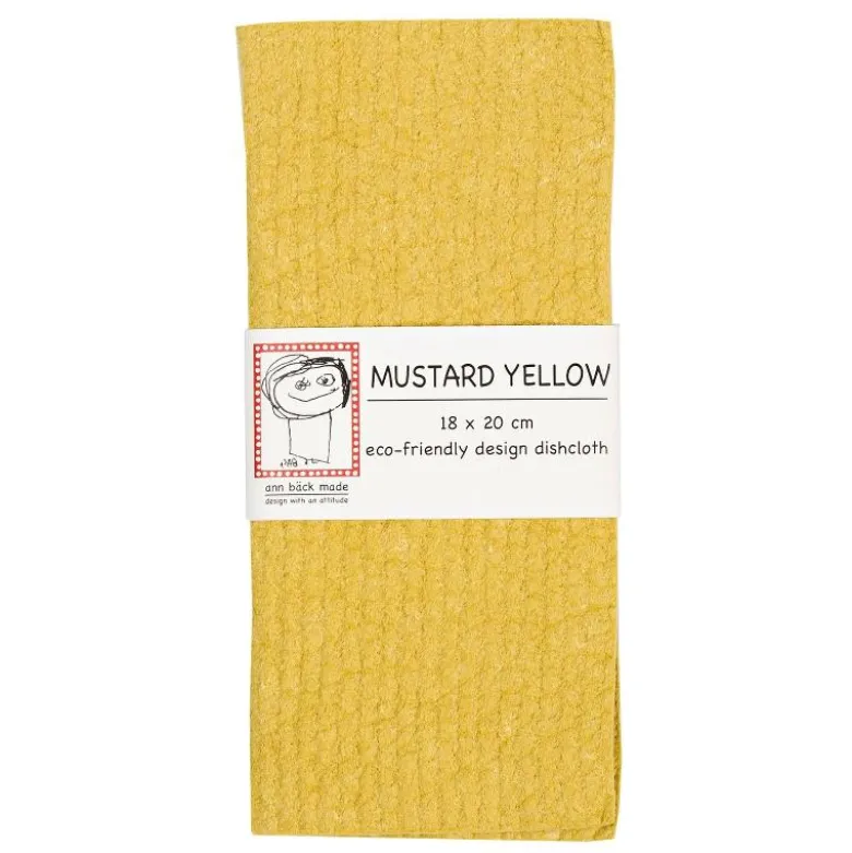 Ann Bäck Mustard Yellow keittiöliina