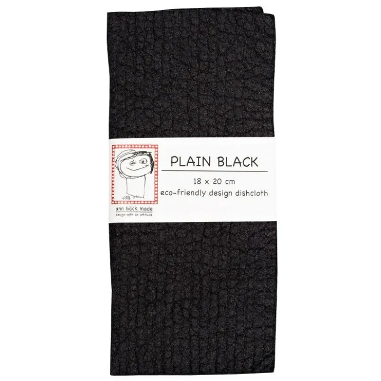 Ann Bäck Plain Black keittiöliina