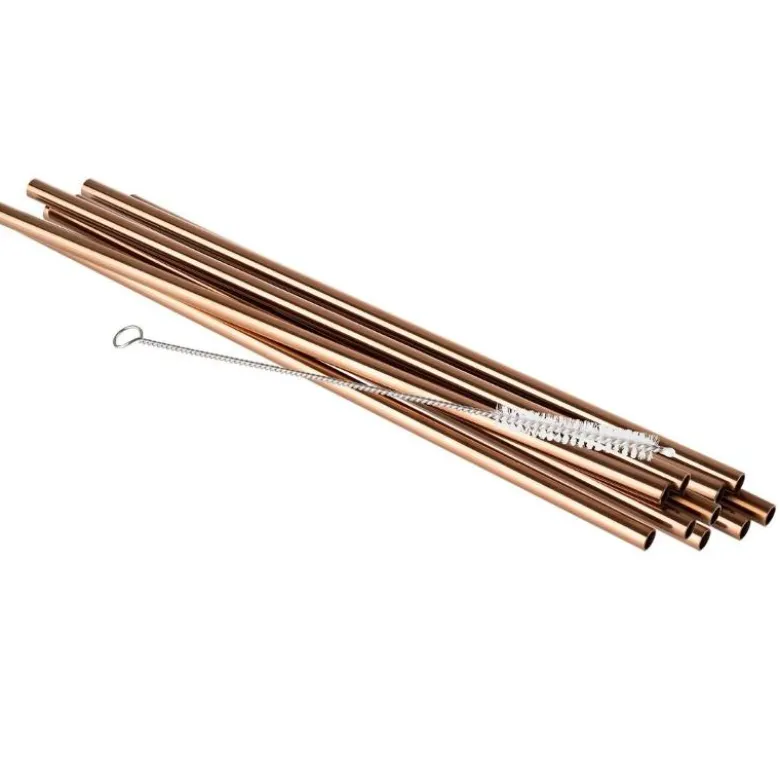 APS kuparin värinen teräspilli 10kpl + harja 21,5cm