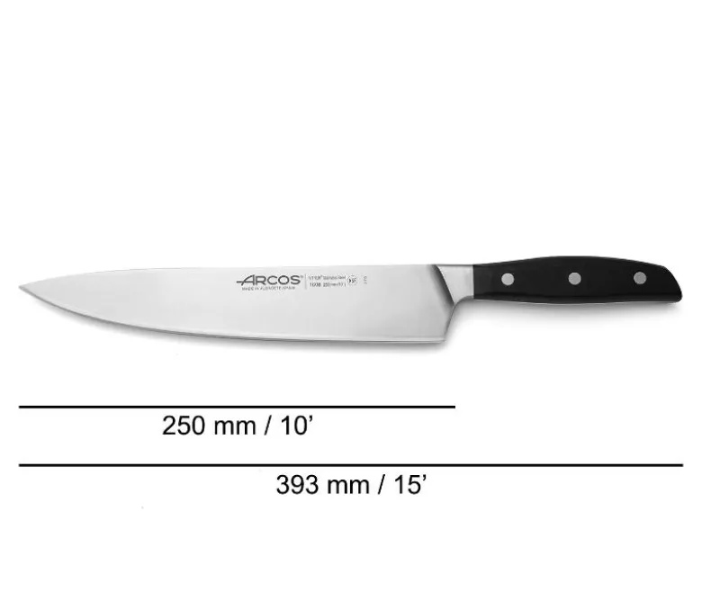 Arcos Manhattan taottu kokkiveitsi 25cm