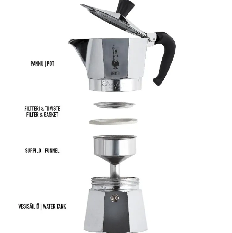 Bialetti moka express mutteripannu 6 kuppia
