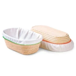 Cleanbake kohotuskorin kangas 28x14cm ovaali punainen