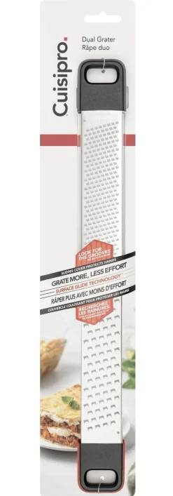 Cuisipro Deluxe Dual mikroteräraastin 2 karkeutta