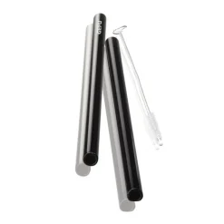 Gefu lasipilli suora musta 18cm 4kpl + harja
