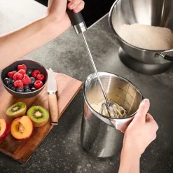 Gefu teräksinen sauvasekoitinkulho mitta-asteikolla 1,5L