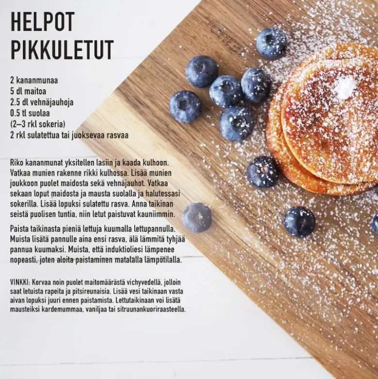 Heirol lettupannu 7:lle, induktio