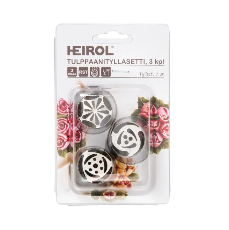 Heirol tulppaanityllasetti 3kpl
