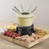 Kitchen Craft fonduepata valkoinen + tarvikkeet