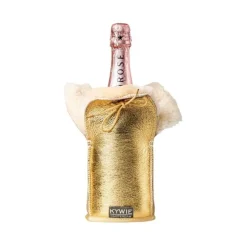 Kywie samppanjajäähdytin gold sparkle, nahkaa
