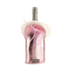 Kywie samppanjajäähdytin pink sparkle, nahkaa