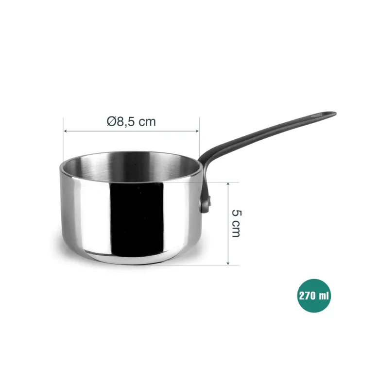 Lacor minikokoinen teräksinen kasari 270ml