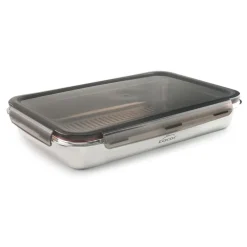 Lacor teräksinen uunivuoka kannella 32 x 21cm 3,5L