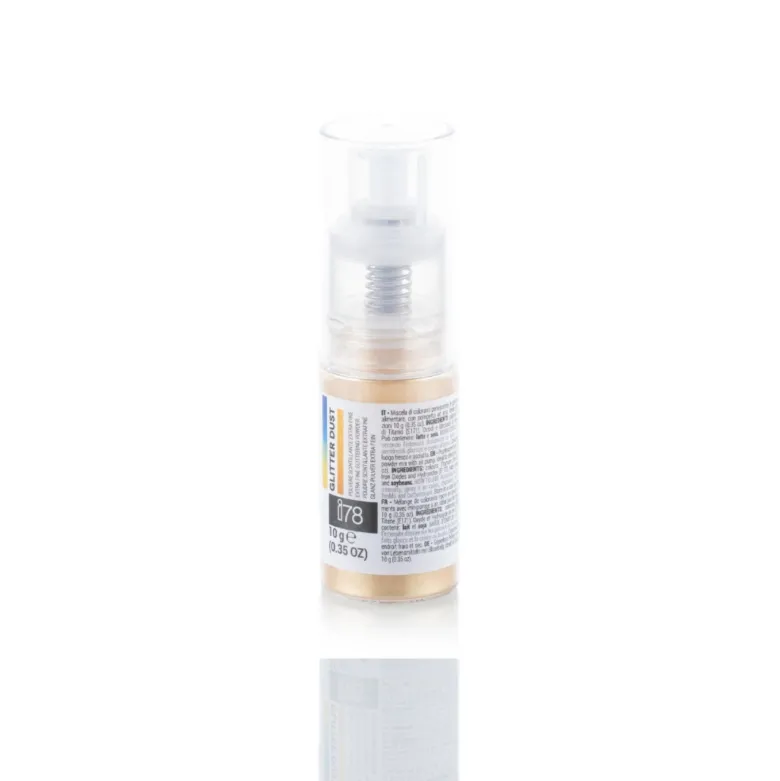 Silikomart syötävä glitter spray kulta 10g