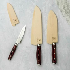 Yaxell puinen teräsuoja 20cm kokkiveitselle