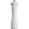 Zassenhaus Berlin kiiltävä valkoinen suolamylly 24cm
